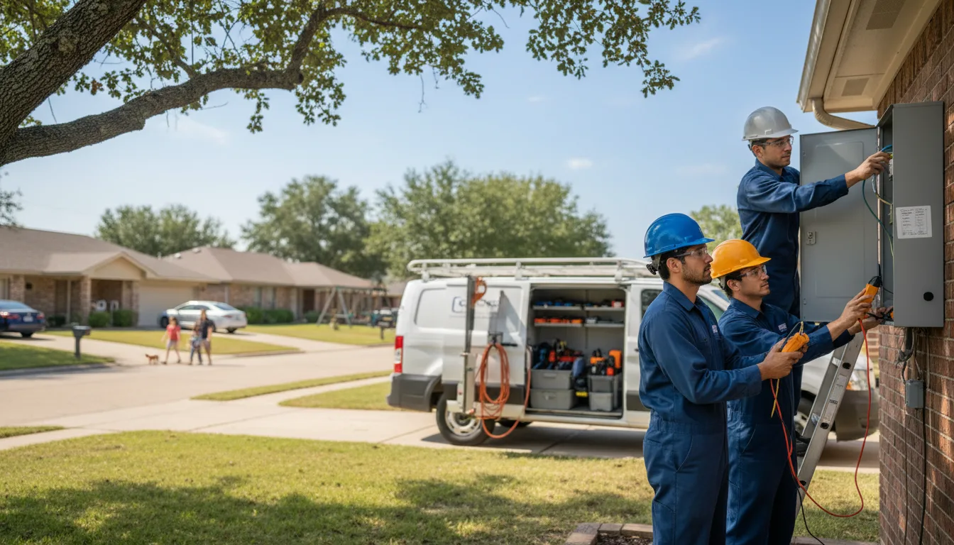 Certified electrician providing emergency electrical services in Tampico, IL